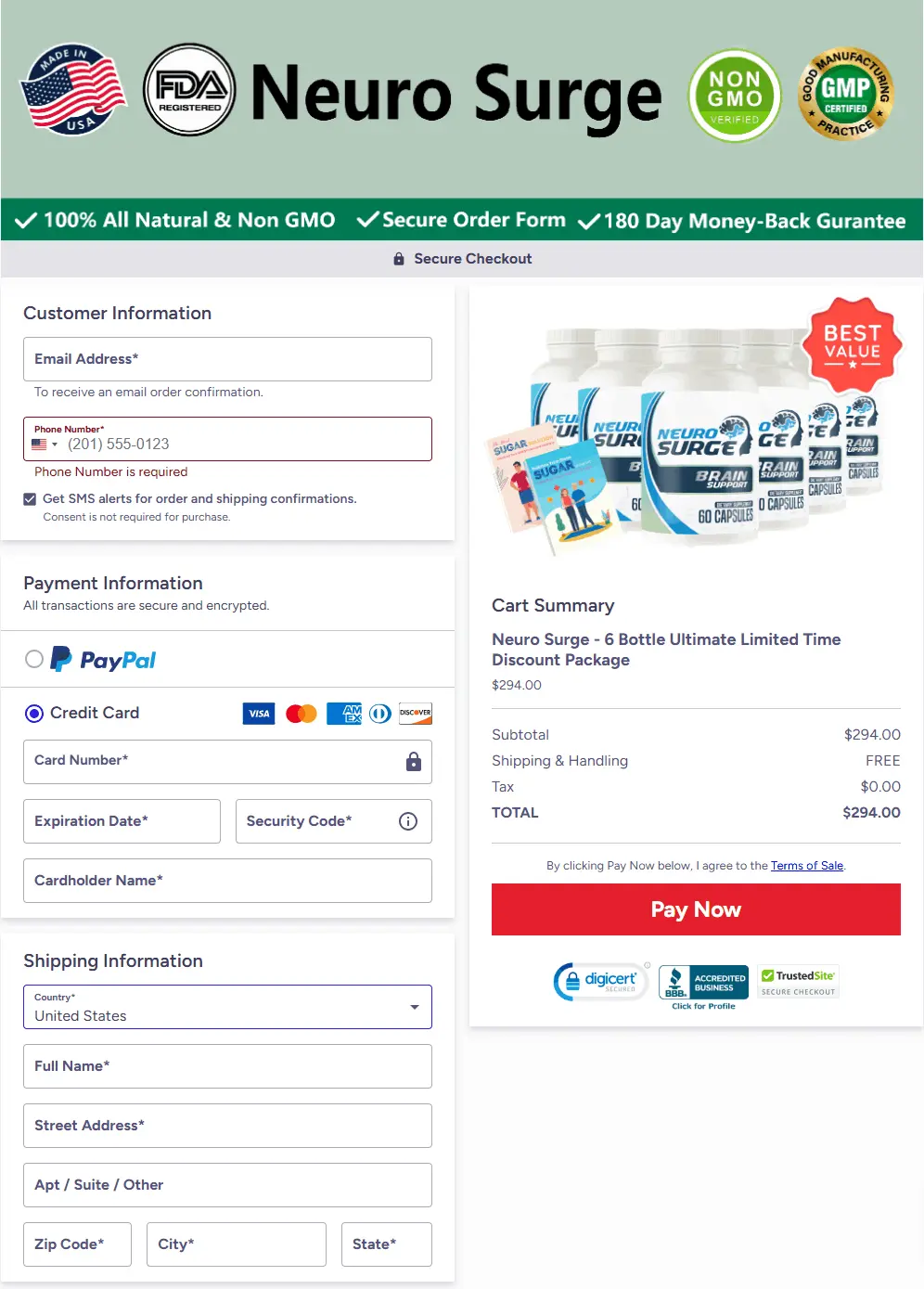 Neuro Serge-Secure-Checkout